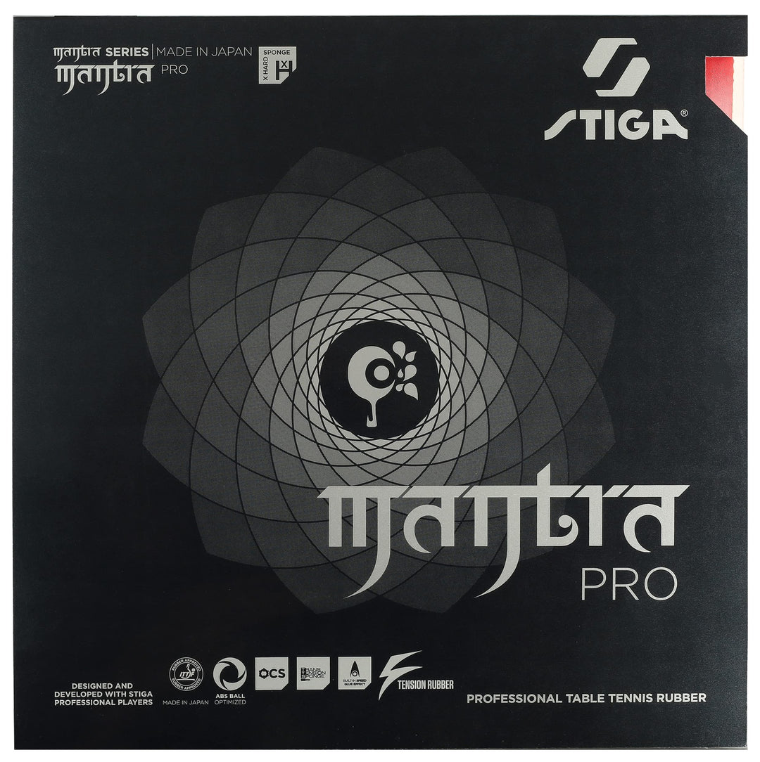 Stiga Tischtennisbelag Mantra Pro XH Rot, Rot