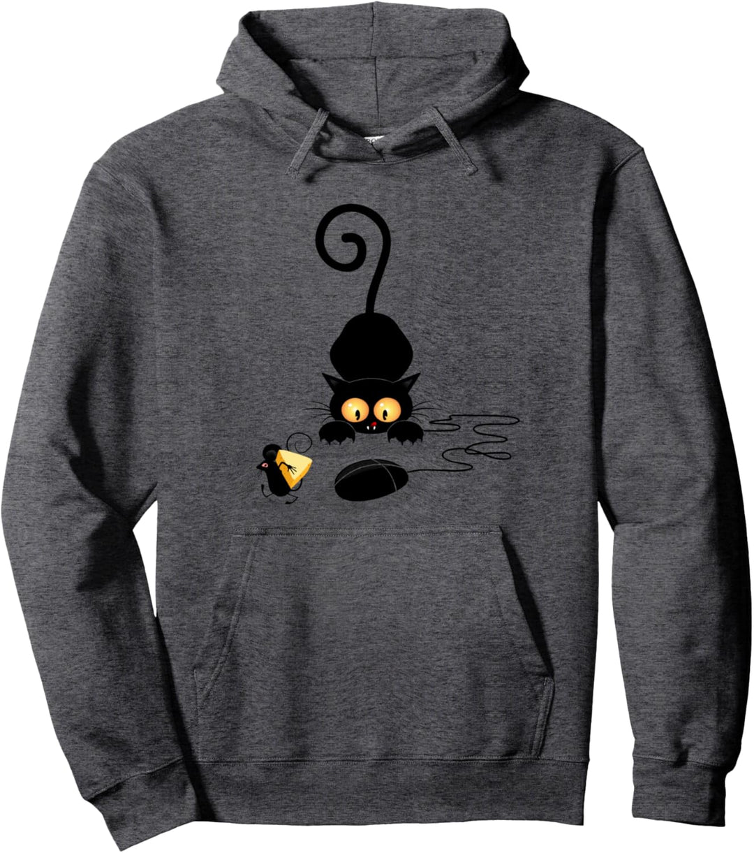 Die Katze und die Maus Pullover Hoodie