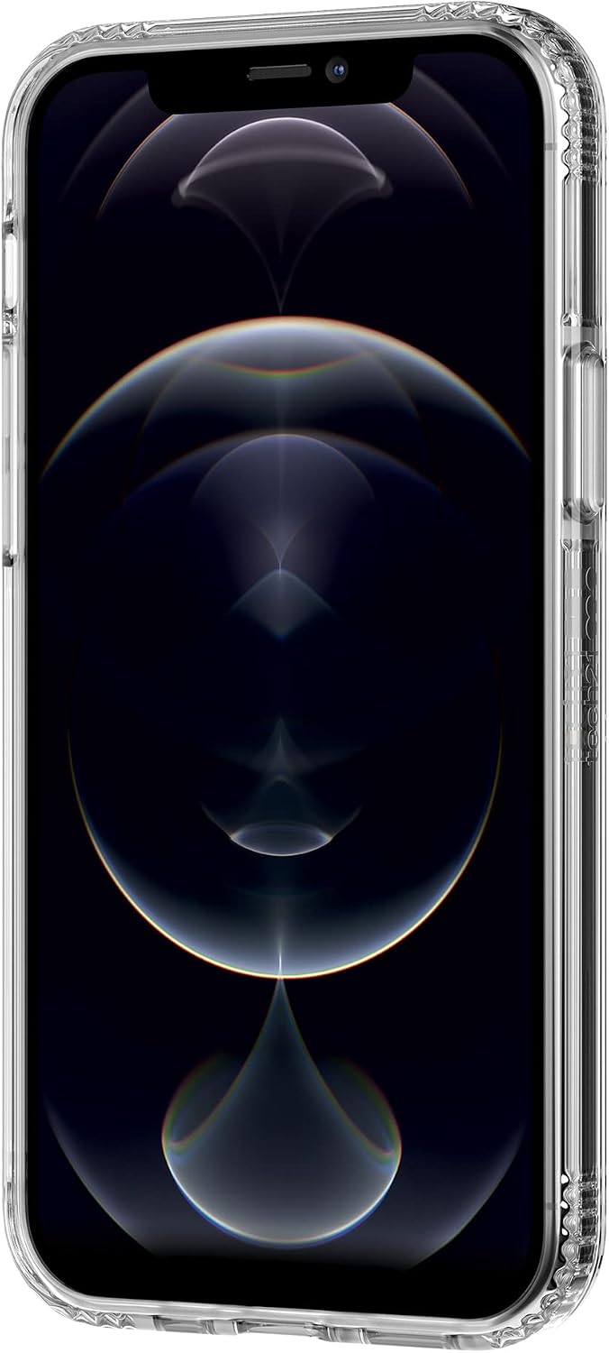 tech21 Evo Clear Schutzhülle für Apple iPhone 12 und 12 Pro 5G – antimikrobielle Schutzhülle mit 3,6