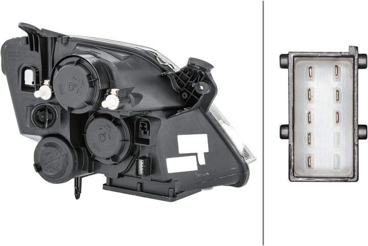 HELLA 1EE 354 535-011 Halogen-Hauptscheinwerfer - links - für u.a. Opel Meriva A Mpv (X03) Links (Fa