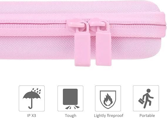 co2CREA Hartschalentasche für Logitech Pebble 2 Combo Tastatur-Maus-Set rose, rose