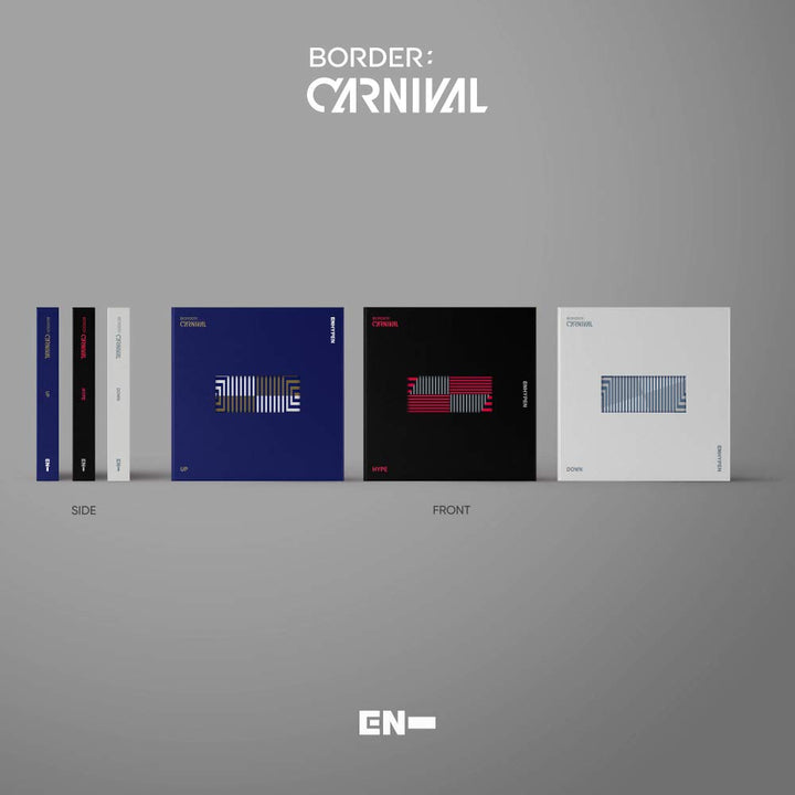 ENHYPEN - BORDER : CARNIVAL (2nd Mini Album) Album+Extra Photocards Set (UP ver.), Up Ver.