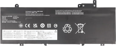 Akku passend für Lenovo ThinkPad T480s, 01AV478, 01AV479, L17L3P71, 11,58V, 4600mAh