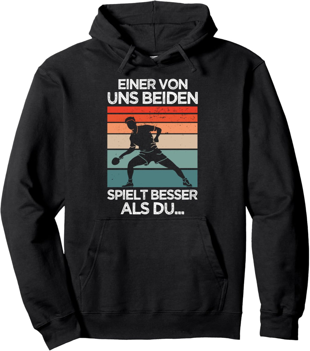 Tischtennismotiv - Ping Pong - Tischtennis Pullover Hoodie