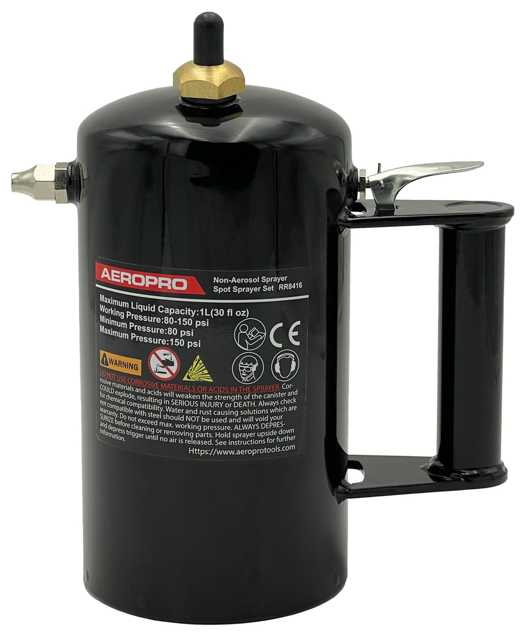 AEROPRO R8416 drucksprüher 946 ml, druckluft dose wiederbefüllbar, Non-Aerosol sprühflasche für Krie