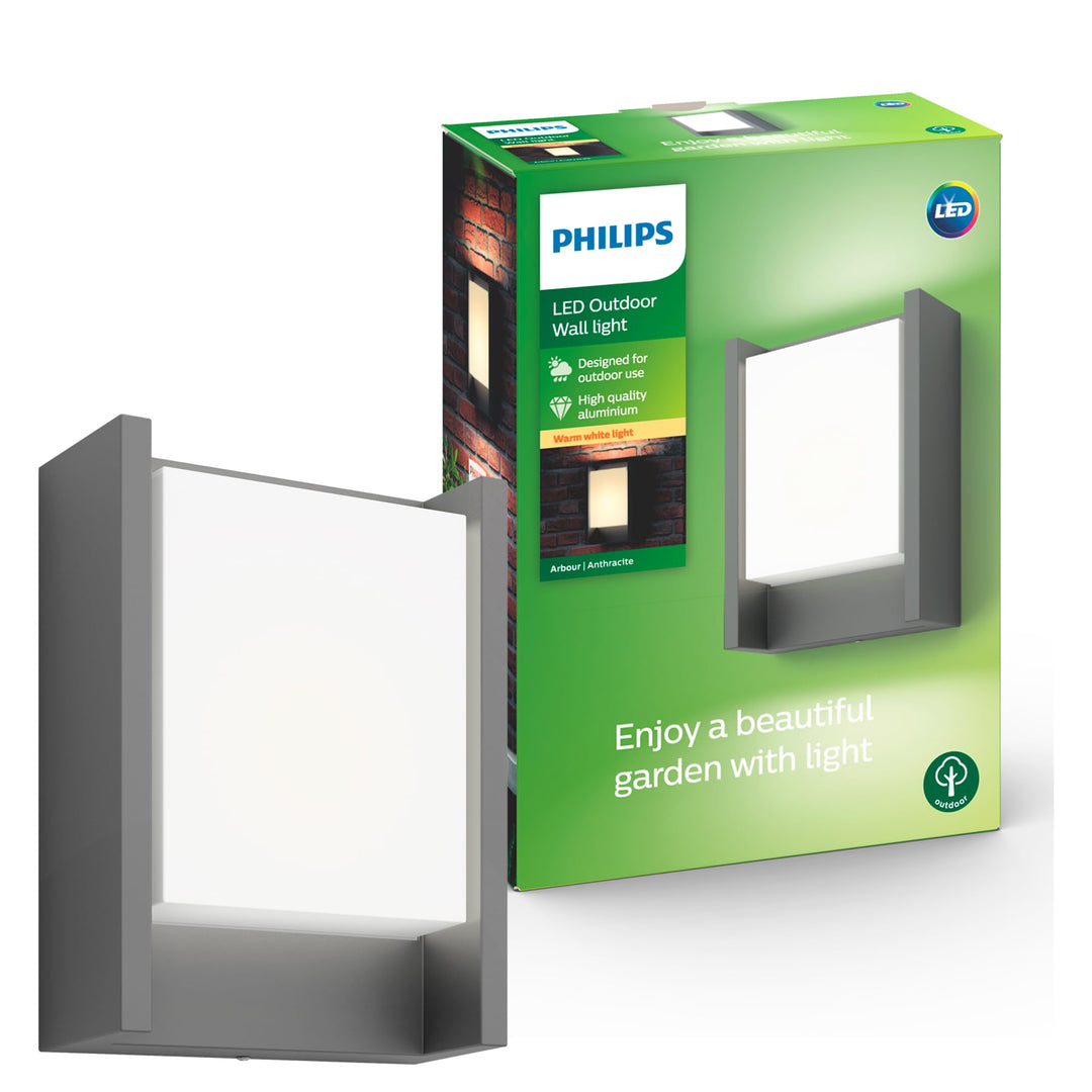 Philips myGarden Arbour LED Wandaussenleuchte, Aluminium