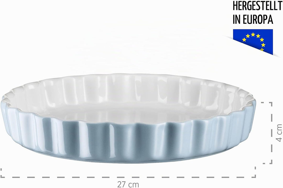 Mäser 931141 Kitchen Time Tarteform, Quicheform, Obstkuchenform, kratz- und schnittfest, runde Backf