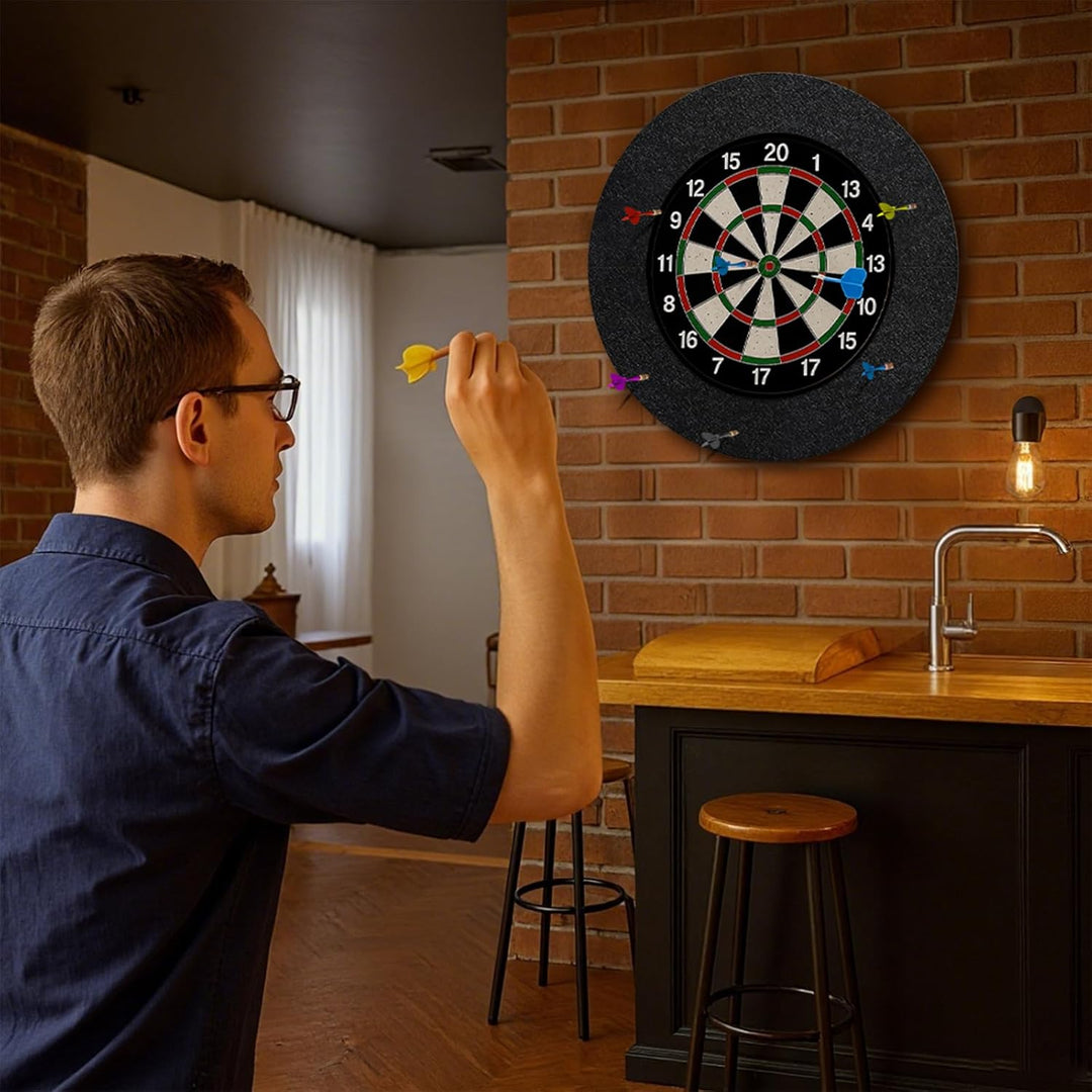Rdutuok Profi-Surround & Wandschutz für Dartscheiben, Dart Catchring Surround – Schutzring und Umran