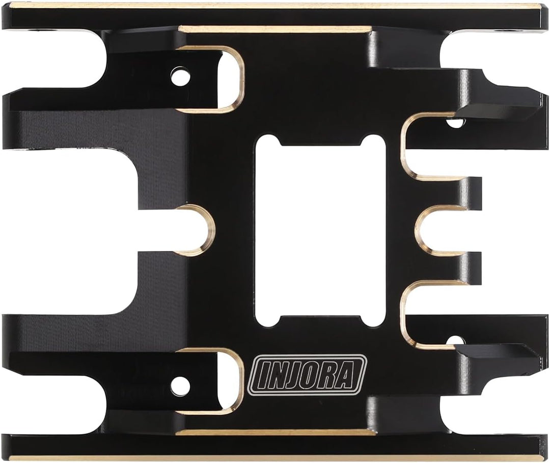 INJORA Unterfahrschutz 53g Getriebelager für 1/18 RC Crawler TRX4M Upgrade Schwarz, Schwarz