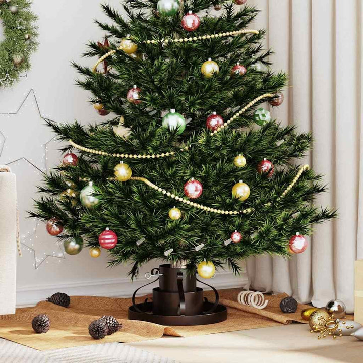 vidaXL Weihnachtsbaumständer Antikes Kupfer 40 x 40 x 20,5 cm Stahl, Stylischer Weihnachtsbaumstände
