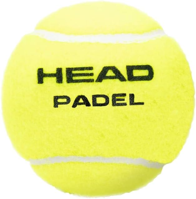 3B Head Padel Team (3 Bälle) Gelb Einheitsgrösse (Packung mit 3), Gelb Einheitsgrösse (Packung mit 3