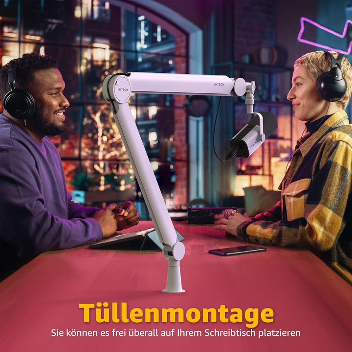IXTECH Mikrofonarm für Rode Shure Sm7b Blue Yeti Hyperx Quadcast Gaming Mikrofon Halterung Mikrofons