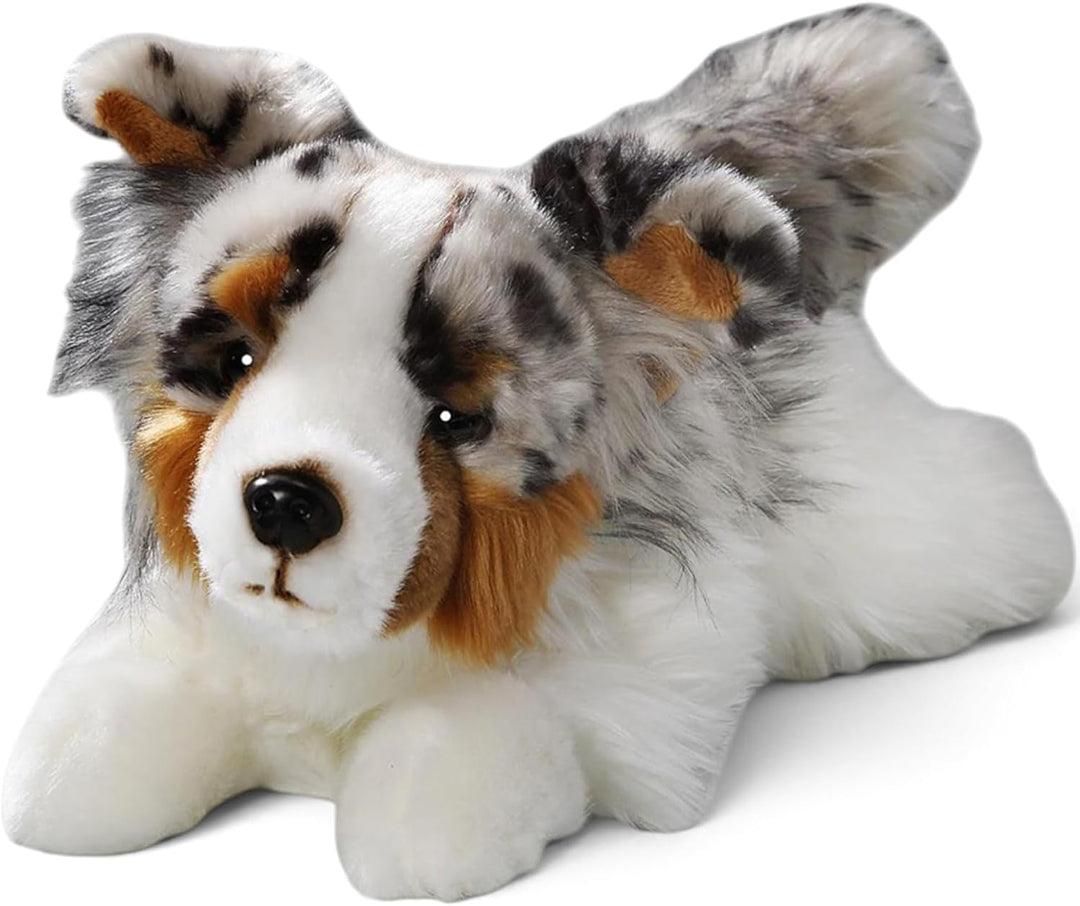 Carl Dick Australischer Schäferhund liegend, Hund, Plüschtier, Kuscheltier ca. 30cm 3477 Ash - Grau-