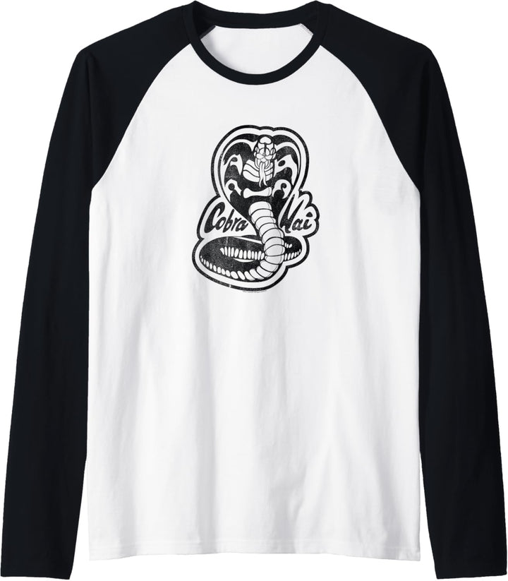 Cobra Kai Schwarze Kobra Raglan