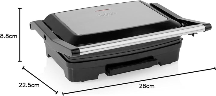 Princess 117501 Kontaktgrill - Grillfläche 23 x 15 cm - Antihaftbeschichtung -herausnehmbare Fettauf