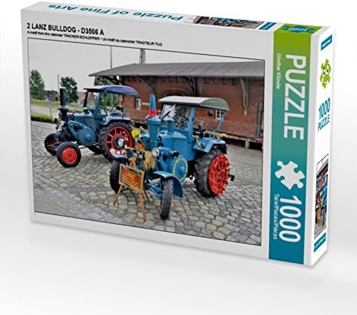 CALVENDO Puzzle 2 LANZ Bulldog - D3506 A 1000 Teile Lege-Grösse 64 x 48 cm Foto-Puzzle Bild von Günt