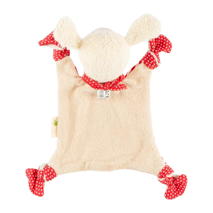 SIGIKID 40862 Schnuffeltuch Schaf Green Mädchen Babyspielzeug empfohlen ab Geburt rot Rot/Schaf, Rot