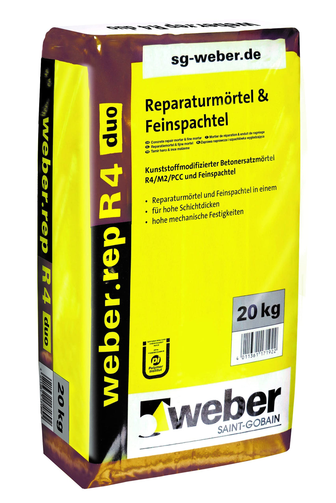 weber.rep R4 duo - Reparaturmörtel & Feinspachtel - 20kg