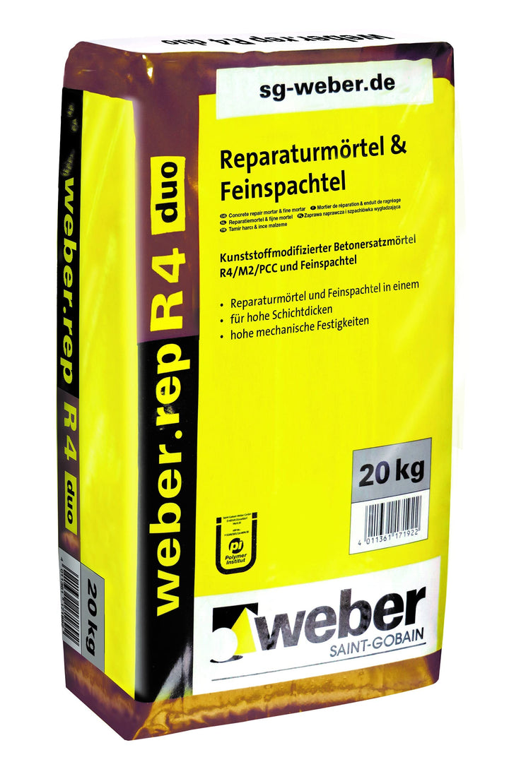 weber.rep R4 duo - Reparaturmörtel & Feinspachtel - 20kg