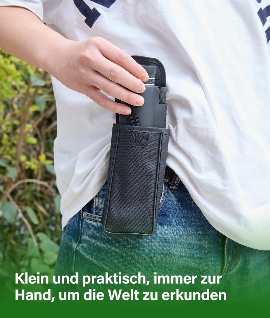Monokular 80x100 Zoom, Monokulare Teleskop Fernrohr mit Smartphone-Halterung und Stretchable Stativ,