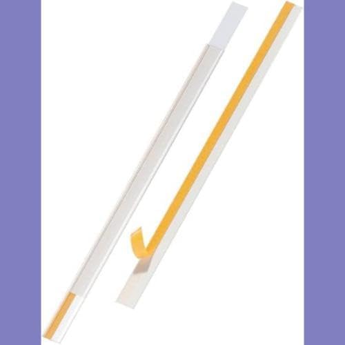 Durable Scannerschienen Scanfix inkl. Etiketten, 1000 x 30 mm, transparent, 25 Stück, 802719, 1000 x