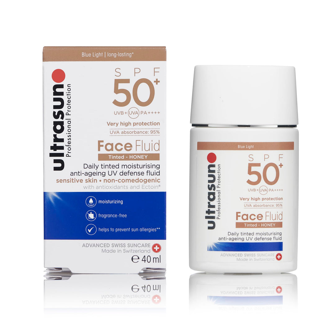 Ultrasun Face Fluid SPF50+ Tinted Honey 40ml