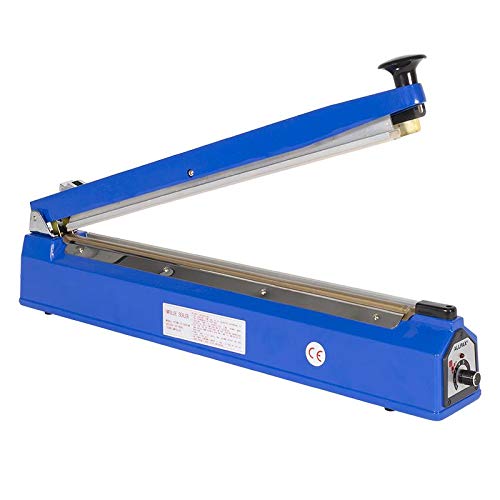 Tischschweissgerät 500 mm mit Messer - Folienschweissgerät aus massivem Aluminium mit 3 mm Nahtbreit