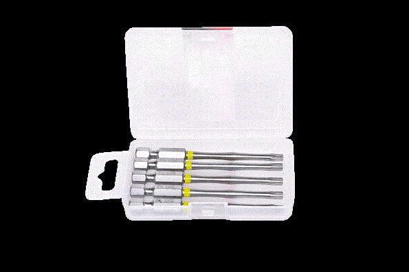 KS Tools 9183561 Torsion power Bit TX, 75 mm, T20 1/4 (5 Stück), Chrom Satiniert, 4042146478080