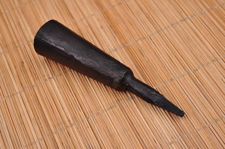Bergstockspitze Handverarbeitet Carbon Stahl 1095 4297, Schwarz