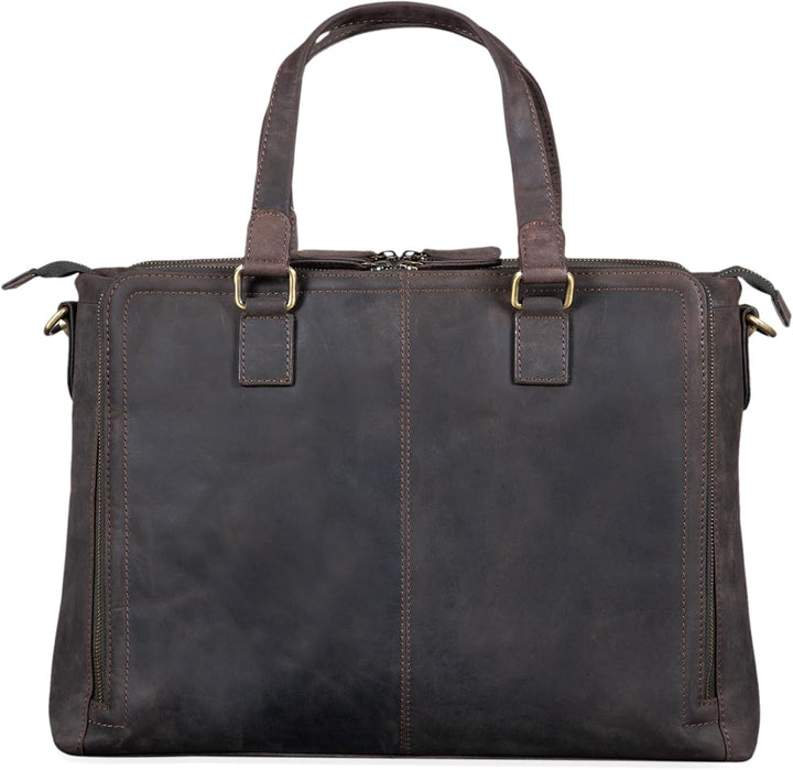 STILORD 'Claire' Businesstasche Damen Leder 15 Zoll Laptoptasche DIN A4 Aktentasche Umhängetasche un