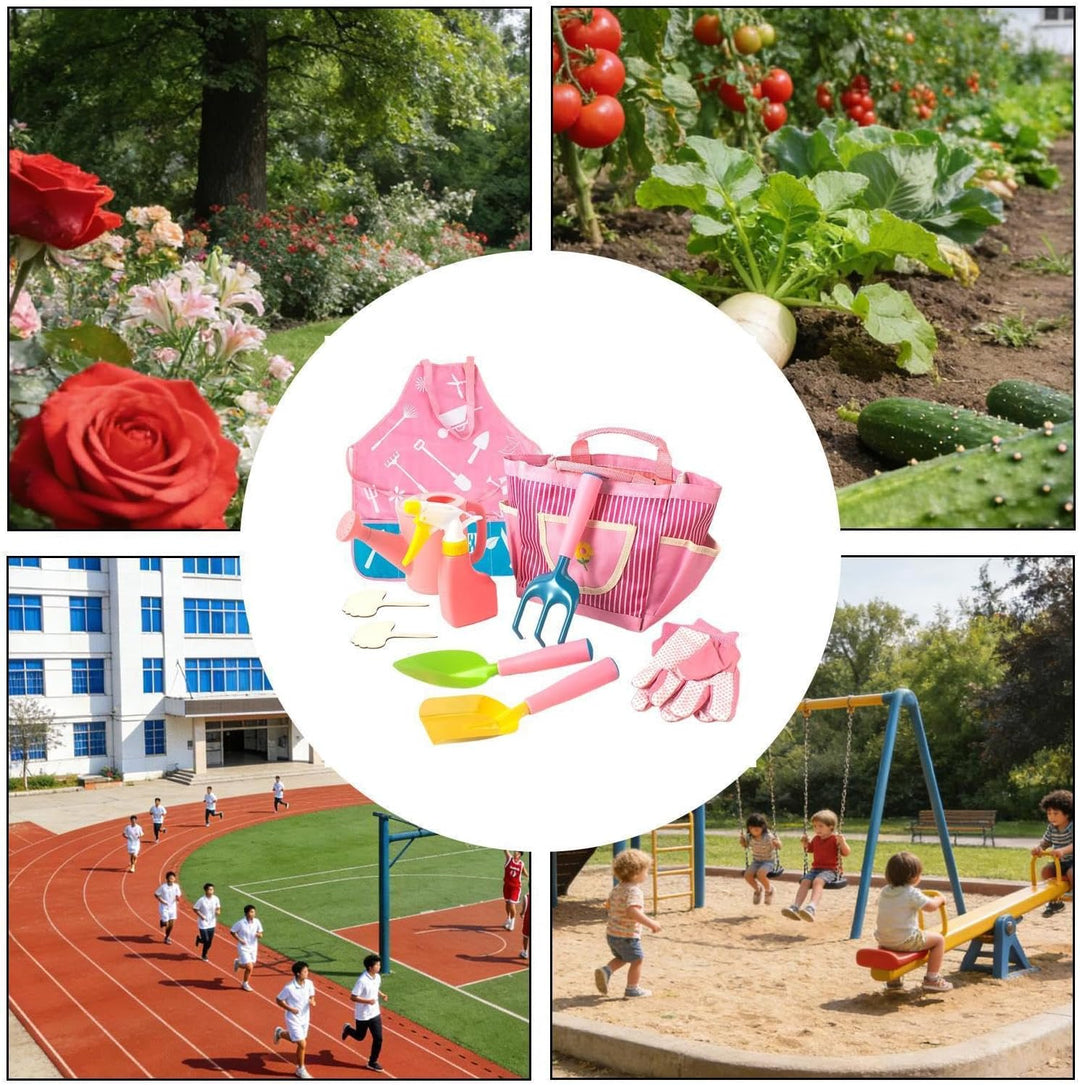 Generisch Garten-Set für Kinder Ergonomische Harke Handschuhe Schaufel | Outdoor-Spielzeug Gärtner-S