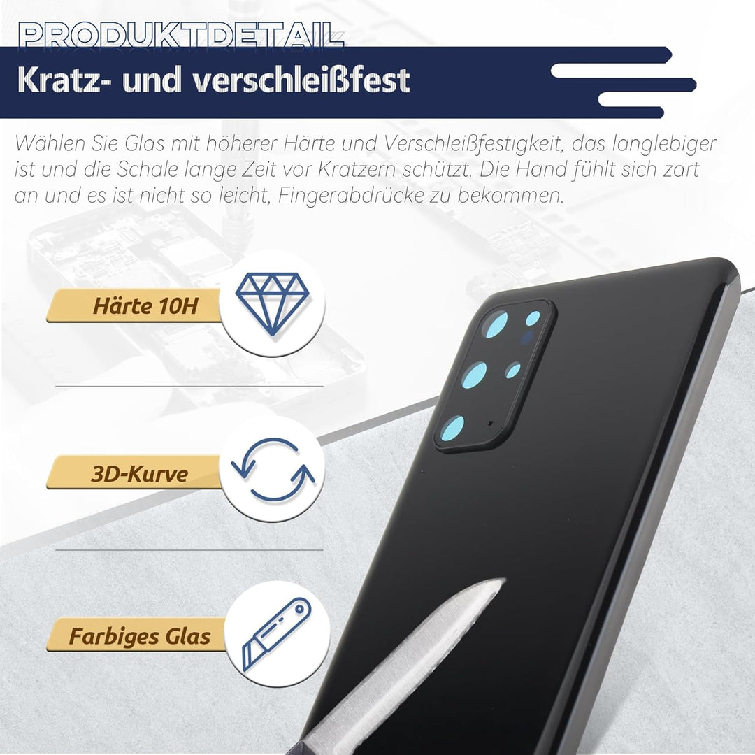 RongZy Ersatz für Samsung Galaxy S20 + Plus Backcover Akkudeckel für Samsung Galaxy S20 Plus SM-G986
