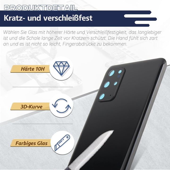 RongZy Ersatz für Samsung Galaxy S20 + Plus Backcover Akkudeckel für Samsung Galaxy S20 Plus SM-G986