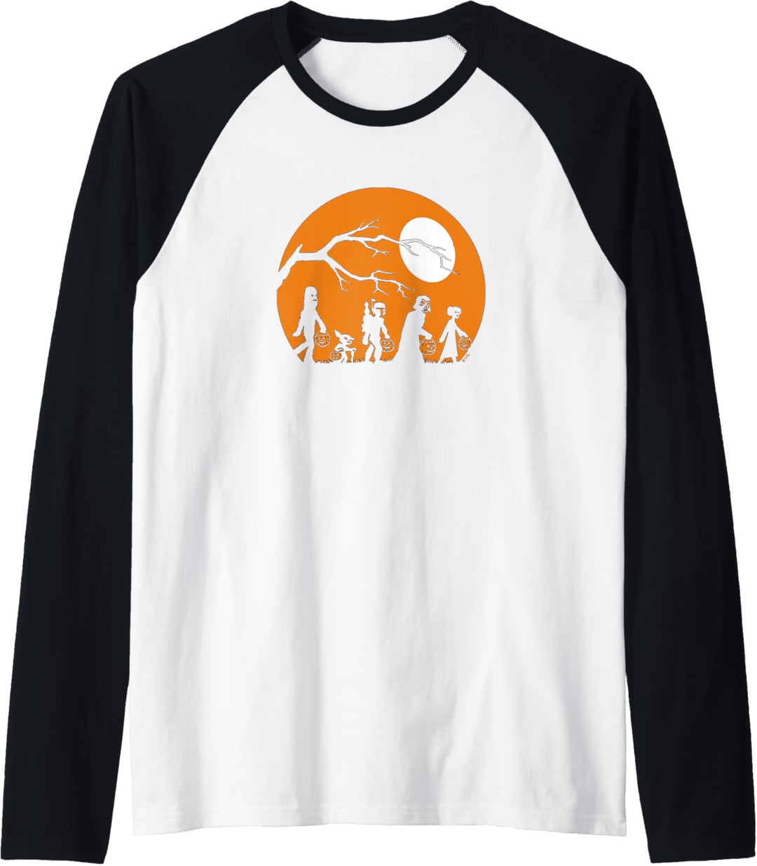 Star Wars Trick Or Treat Halloween Silhouette Raglan
