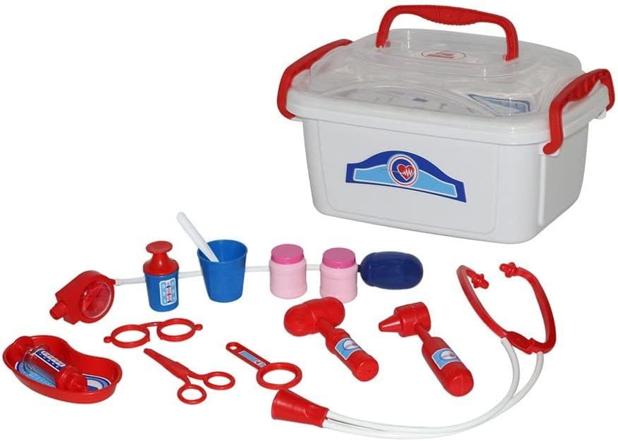 Coloma Doktorset Nr.2 in Box/Kontainer Kinder Doktorkoffer Arztkoffer Arzttasche