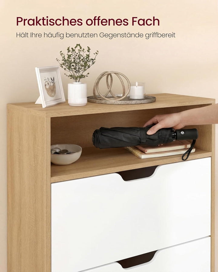 VASAGLE Custos Kollektion - Schuhschrank, Schuhkipper, Schuhaufbewahrung, offenes Fach, Trennwand ve