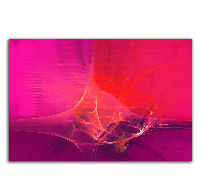 Paul Sinus Art 60x80cm Abstrakt028_Leinwandbild knallig pink Fuchsia brombeer Abstrakte Kunst Kunstd