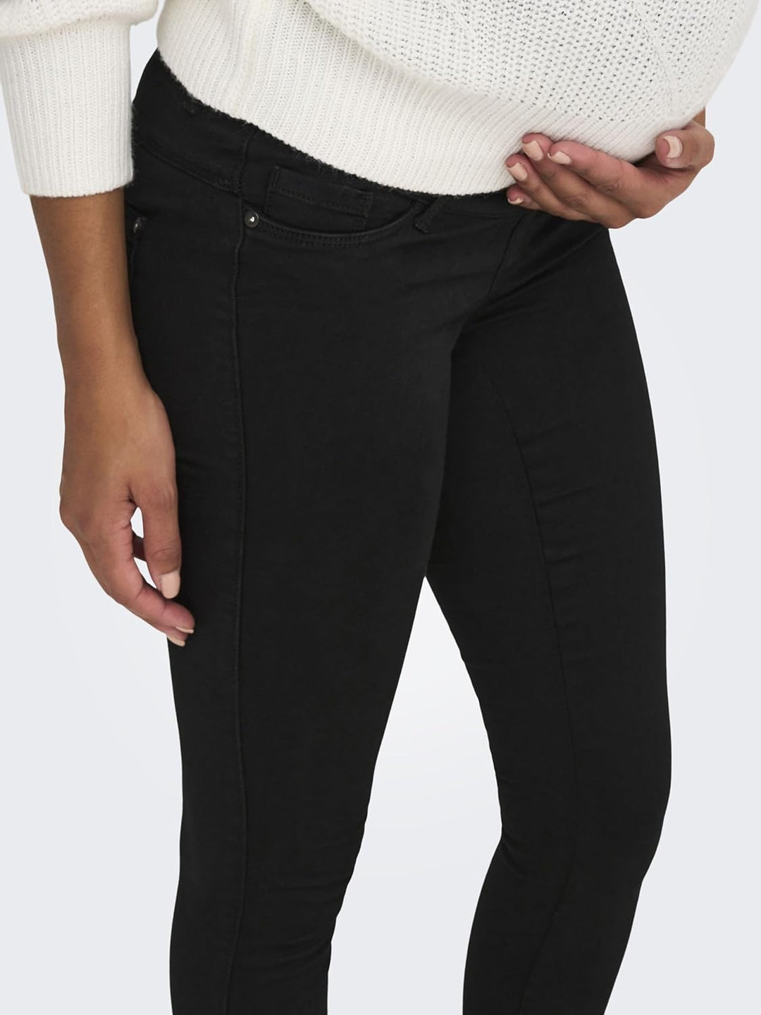ONLY MATERNITY Damen Olmroyal Sk Jeans DNM Pimbox Noos Jeanshose, S / 32L