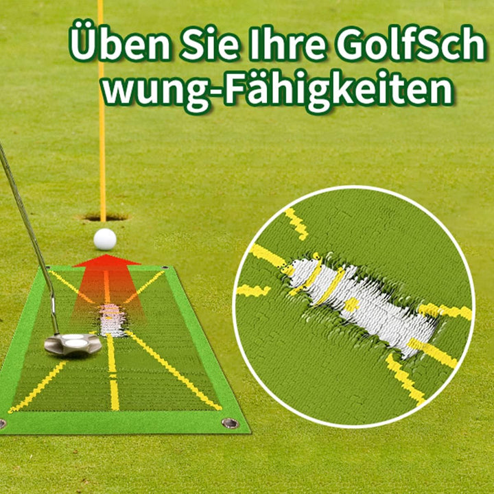 Maxee Golf Trainingshilfen Mat, Golf-Trainingsmatte zur Schlagerkennung für Swing Detection Batting,