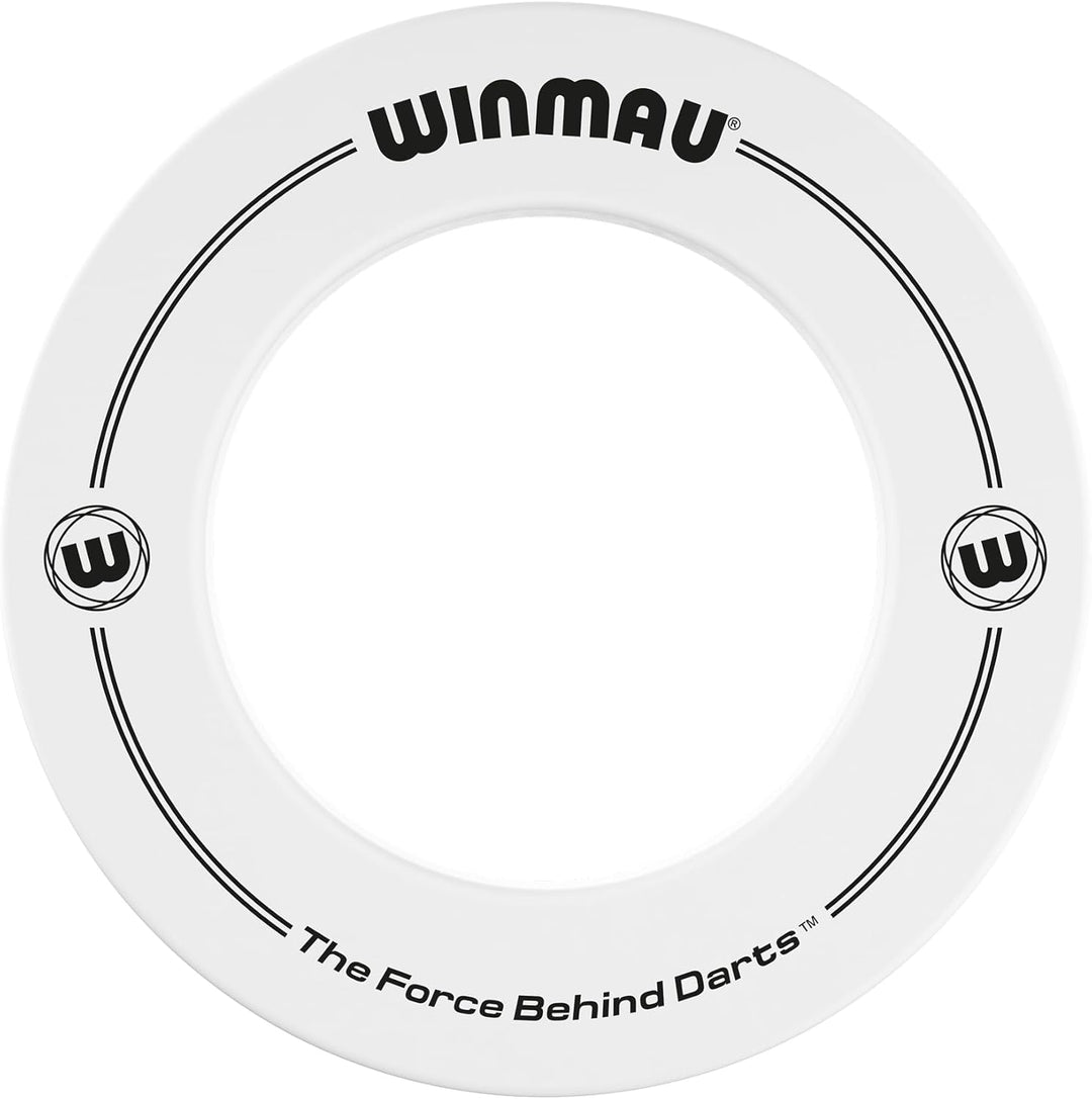 WINMAU Unisex – Erwachsene Printed Dartboard Surround Einheitsgrösse Weiss, Einheitsgrösse Weiss