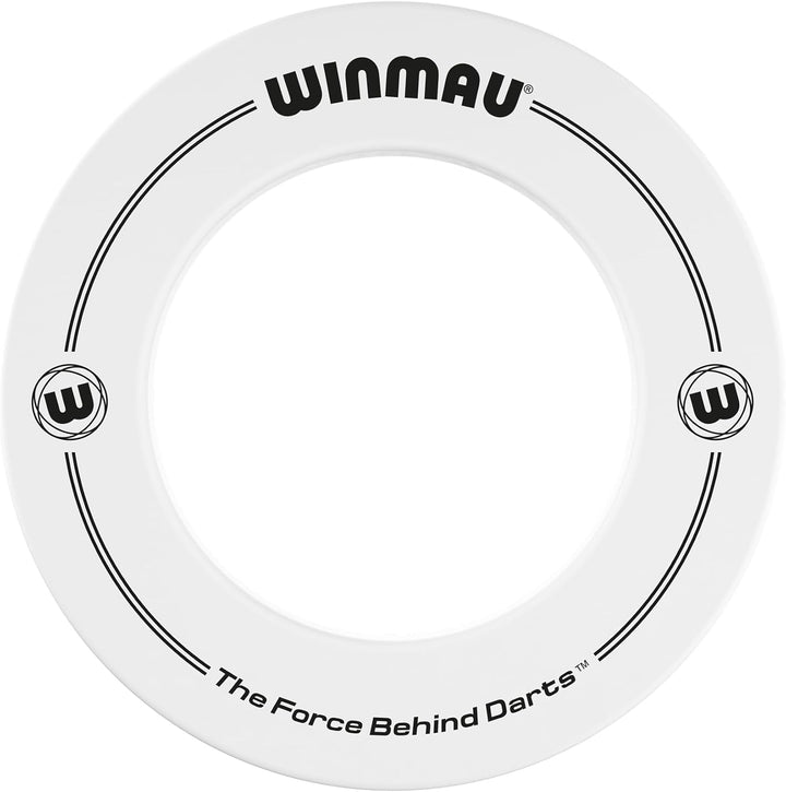 WINMAU Unisex – Erwachsene Printed Dartboard Surround Einheitsgrösse Weiss, Einheitsgrösse Weiss