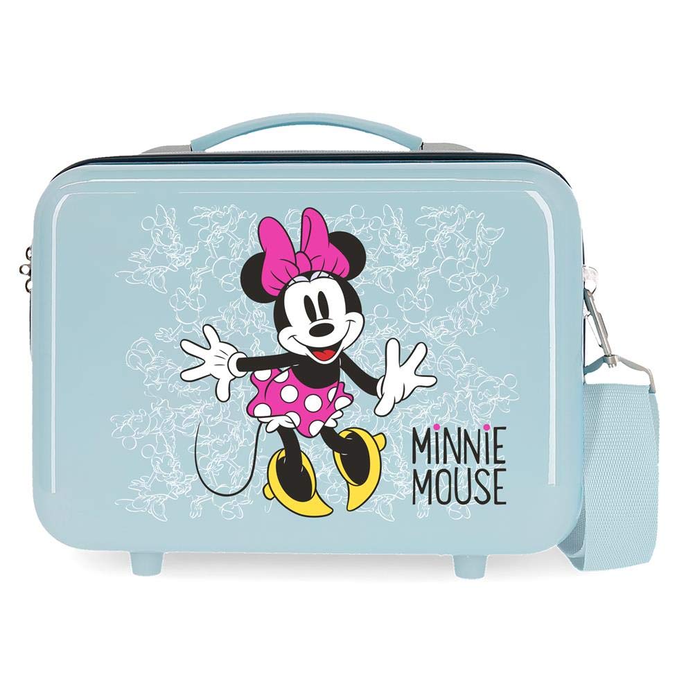 Disney Minnie Enjoy the Day Anpassungsfähiger Schönheitsfall Blau 66x48x26 cms ABS Hellblau Utensili