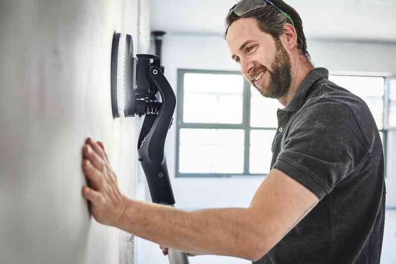 Festool Langhalsschleifer LHS 2 225/CTM 36-Set PLANEX (mit Verlängerung, Schlauchclip, Klettverbinde