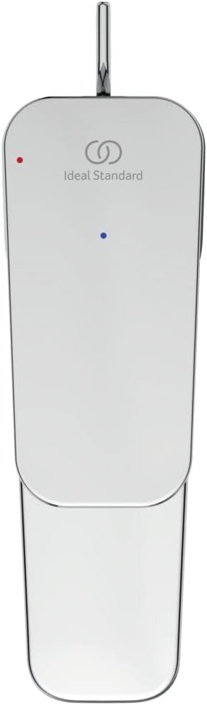 Ideal Standard BD205AA Ceraplan Waschtischarmatur mit Zugknopf-Ablaufgarnitur Auslaufhöhe 59mm BlueS