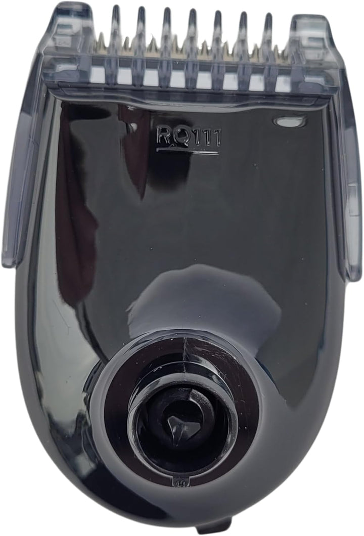 Click-on Bartstyler Aufsatz RQ111 RQ111/60 kompatibel mit Philips Einstellbar, schwarz, Trimmen mit