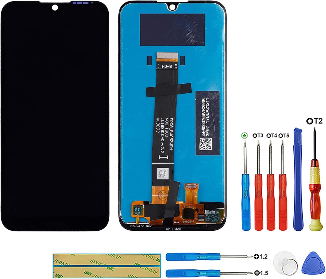 swark LCD Display Kompatibel mit Huawei Y5 (2019) (Schwarz Ohne Rahmen) LCD Display Touchscreen Digi