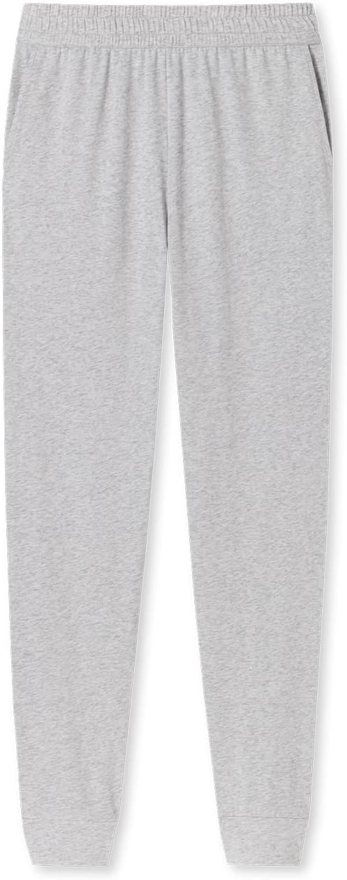 Schiesser Damen Schlafhose Lang Baumwolle-Mix + Relax Pyjamaunterteil 34 Grau-mel._179266, 34 Grau-m