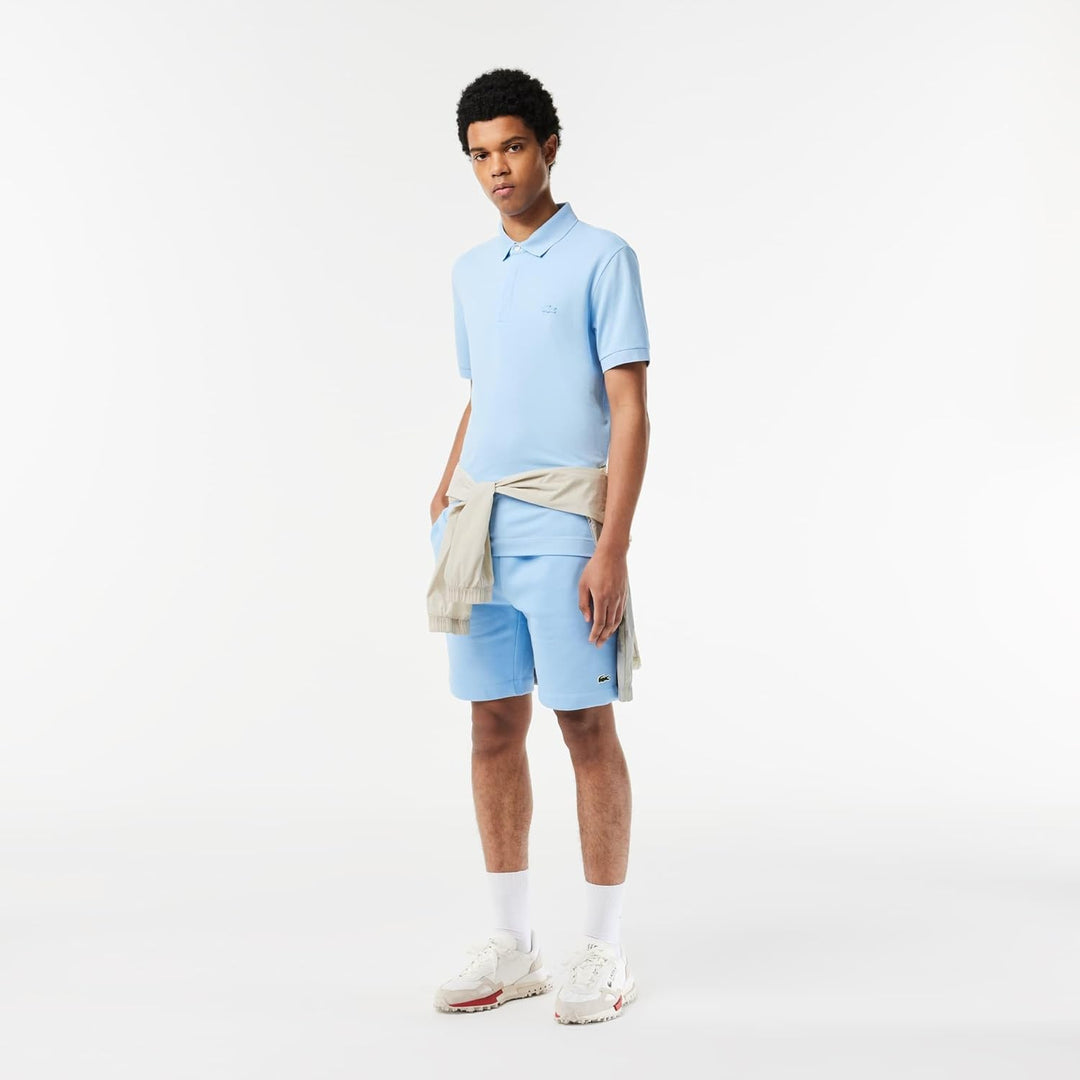 Lacoste Herren Polo-Shirt Kurzarm PH4012, Männer Polo-Hemd,2 Knopf,Slim Fit XS Blau (Panorama), XS B