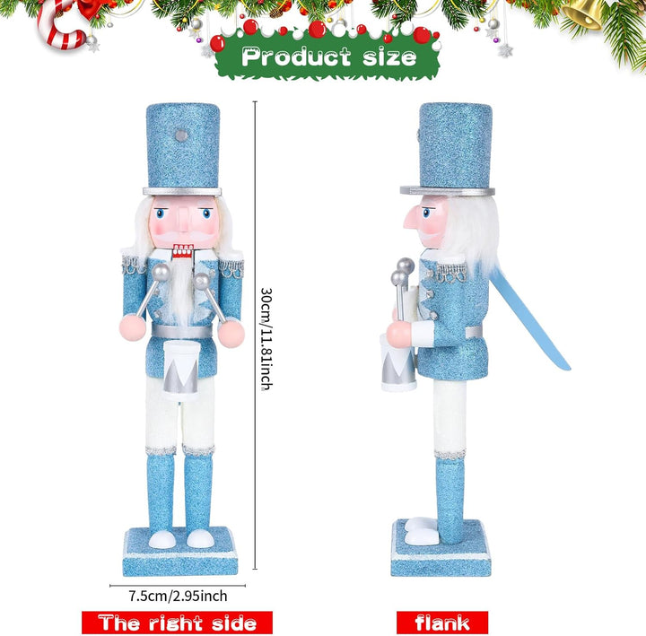 Jodsen 30 cm Weihnachten Nussknacker Soldat,Nussknacker Weihnachtsschmuck Nussknacker König,Traditio