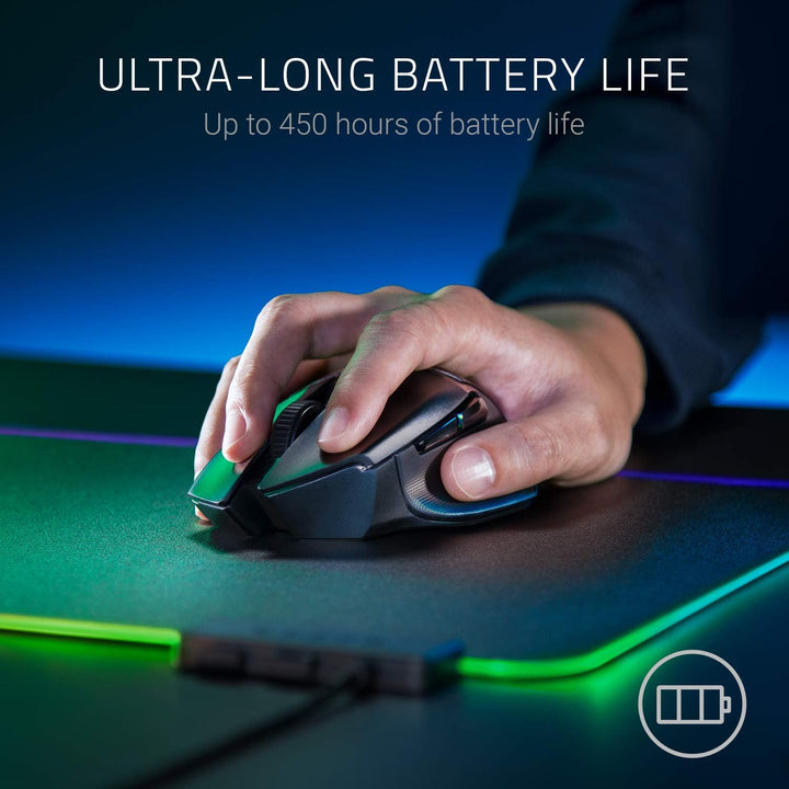 Razer Basilisk X Hyperspeed - Kabellose Gaming-Maus (Hyperspeed-Technologie, Fortschrittlicher optis